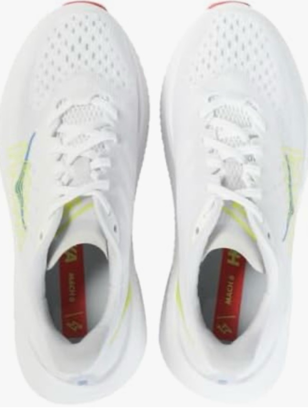 Size Hoka One One HOKA Mach 6 White Nimbus Cloud Floor Sample .